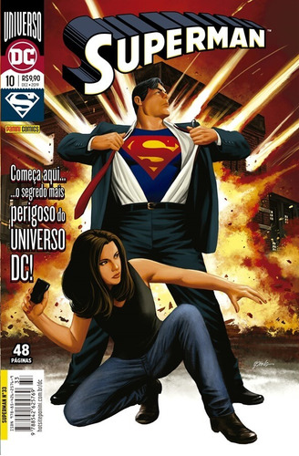 Superman: Renascimento - 10 / 33, de Brian Bendis, Michael. Editora Panini Brasil LTDA, capa mole em português, 2019