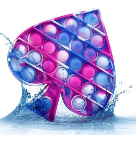 Imagen 6 de 10 de Pop It Juguete Antiestres Burbujas Para Niños Y Adultos 2x10