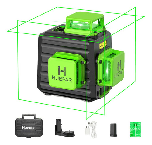 Nível A Laser Huepar B03cg 12 Linhas 40m Com Maleta