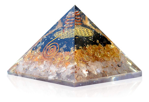 Pirámide De Orgón De Cristal De Orgonita Para Una Triple P