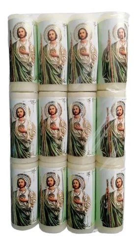 comprar 30 Cirios San Judas Tadeo Vela Para Recuerdos Todo Evento 