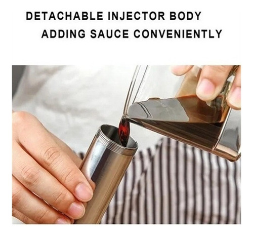 Wu-chuang M Jeringa De Acero Inoxidable De 60 Ml Para