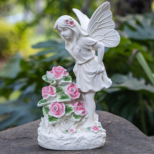 Estatua De Ángel Solar, Luz, For Regalo De Cumpleaños,