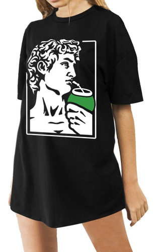 Remerón El David Aesthetic Mujer Mate Remera Estatua