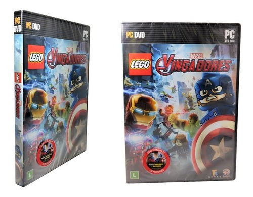 Lego Jogo Computador Pc Game Vingadores Marvel Dc Md. Física