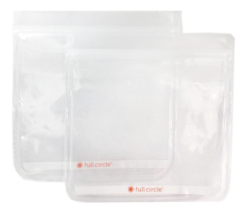 Bolsas Reutilizables Full Circle Transparente Set 2 Pzs