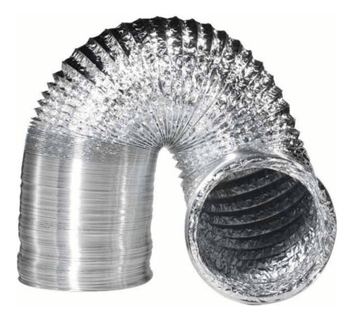 Ducto Aluminio Aluconnect 102 Mm X 10 Mts Vdl