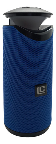 Parlante Bluetooth Recargable Luz Rgb/usb/tf/fm Azul