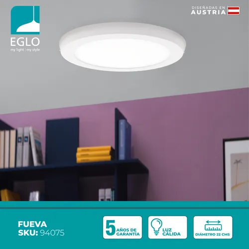 Foco Sobrepuesto Led Fueva Lc 17w Led 1600lm 94075