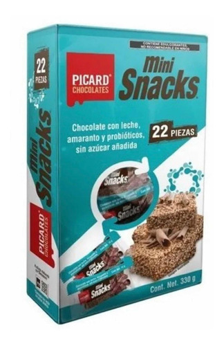 Mini Snacks De Amaranto, Chia, Chocolate, Sin Azucar, Picard