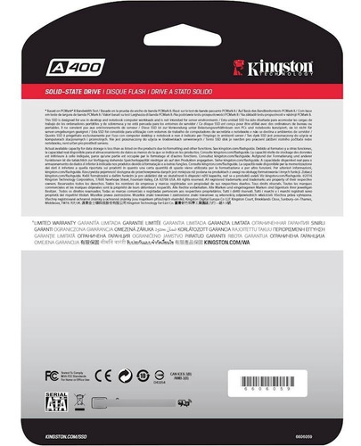 Imagen 4 de 10 de Ssd Disco Solido Kingston 960gb 1tb Pc Notebook 1000g Gamer
