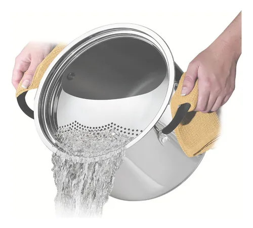 Olla Para Pasta Tramontina Acero Inoxidable C/asas 24cm C