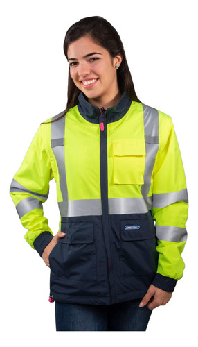 Safety 4 1 Cortaviento Reversible Gris Chaqueta