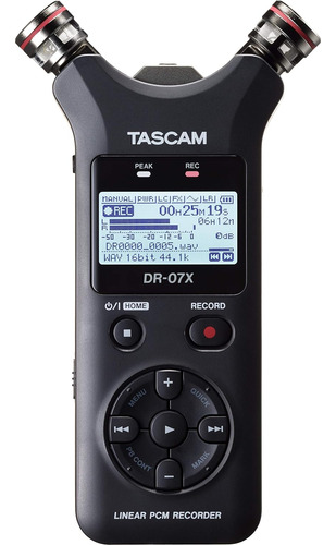 Tascam Dr-07x - Grabadora De Audio Portátil