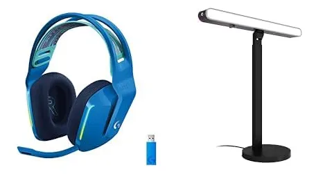 Pack De Auriculares Logitech G733 Y Litra Beam Lx Rgb Led