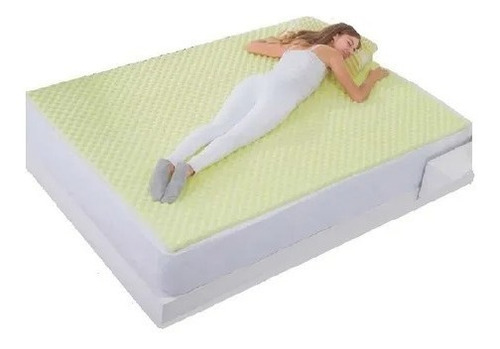 Cubre Colchon Superconfort Cama King Size Amarillo Concord