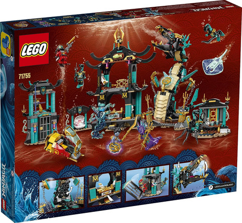 Lego Ninjago Templo Del Sea Definia 71755 Kit De Construcció
