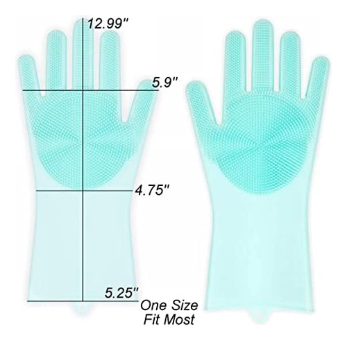 1 Par De Guantes De Silicona Sin Bpa Para Lavar Platos Para