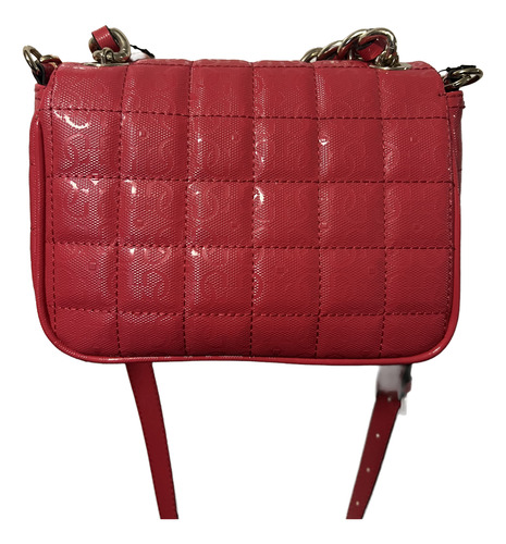 Bolso Guess Original Color Rosa Rosa Chicle Lisa Níquel Rosa Chicle