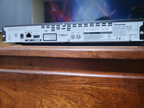 Reproductor Blu Ray Player 4k/ Blu Ray Negro (Usado)
