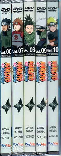 Naruto Shippuden 2ª Temporada Box 2 - 5 Dvds Lacrado