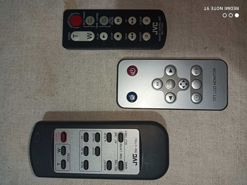 Controles Remotos P/ Videocamaras Jvc Rm-v705u/715u