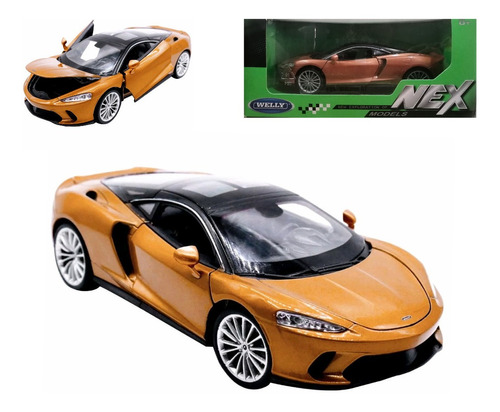 Mclaren Gt Escala 1:24 De Metal De Colección Welly