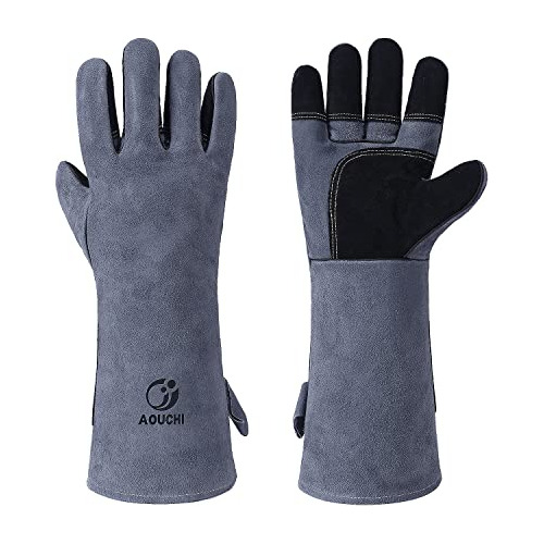 Guantes De Soldadura De Cuero 662? Hombres Y Mujeres, G...