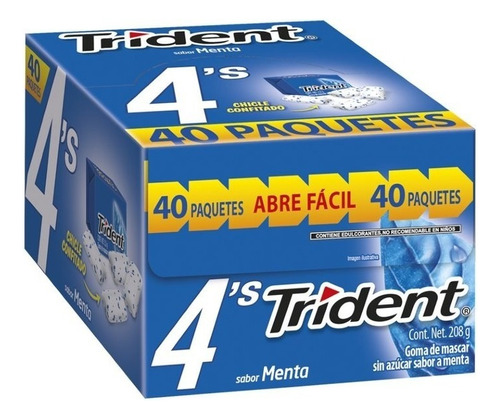 Trident 4's Menta 40 unidades
