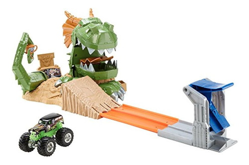 Hot Wheels Monster Jam Dragón Arena Ataque Playset