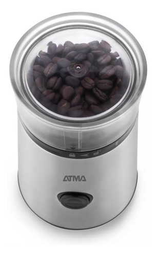 Imagen 4 de 4 de Molinillo De Cafe Eléctrico Atma Mc8141n Acero Inox 150w