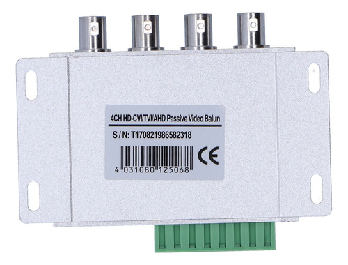 Transceptor Cctv De 4 Canales Ahd/cvi/tvi/cvbs Pasivo De Víd