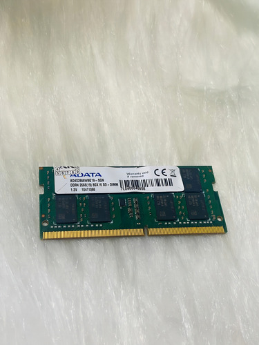 Memoria Adata Ddr4 Pc4-2666 2rx8 de 1,2 V para portátil de 8 GB