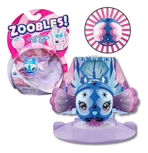 Boneco Zoobles - Set de accesorios y nieve - Sunny