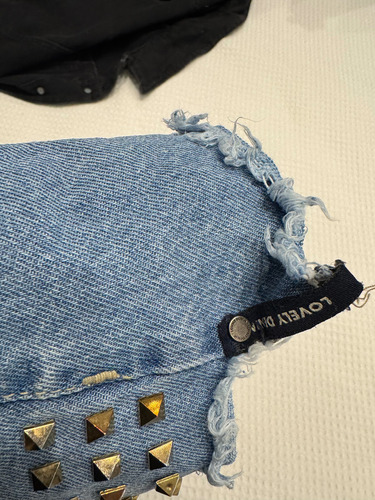 Short Collins Full Rock Talle 24 Lovely Denim Impecable (Usado)