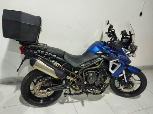 Imagem 2 de 11 de Triumph Tiger 800 Xrt Azul 2020