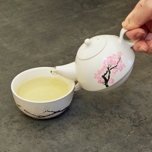 Juego De Taza Y Tetera Blossom