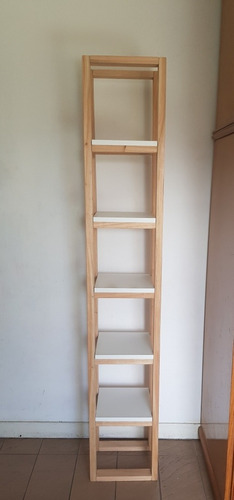Imagen 2 de 6 de Estanteria Columna Organizador Esquinero Mueble Baño Nordico
