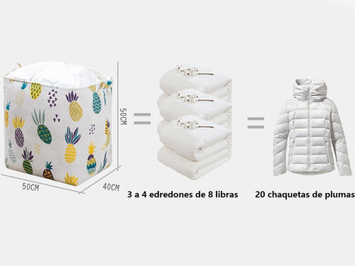 Imagen 5 de 7 de Cesto Ropa Sucia Caja De Organizador Tela Plegable 2pcs