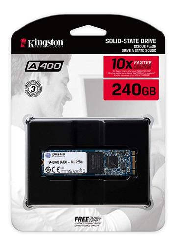 Disco Solido Ssd 240gb Kingston A400 M2 Full H4rd