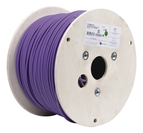 Bobina De Cable Utp Cat 6a Siemon Color Violeta 305 Mts 100%