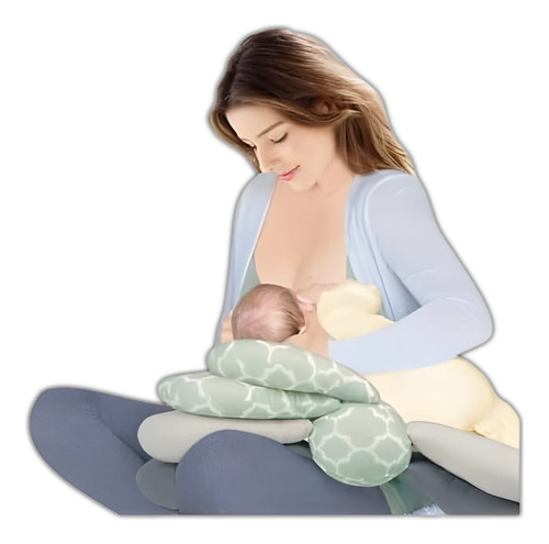 Almohada Ajustable 3 Niveles Multiuso Para Amamantar Bebés