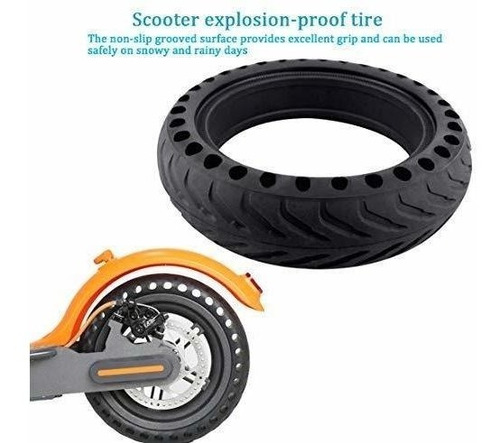Imagen 7 de 8 de 2 Ruedas Solidas Para Scooter Electrico Xiaomi Mijia M365