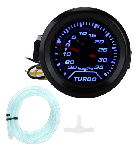 Indicador De Presión Boost 12 V Turbo Gauge 52 Mm/2 In 35 Ps