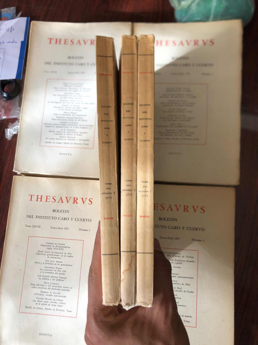 Lote Revistas Thesaurus Años Completos Del 1971 Al 1975 (15)