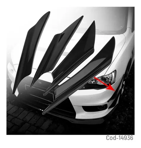 Difusor De Aire Aleta Spoiler Delantero Auto
