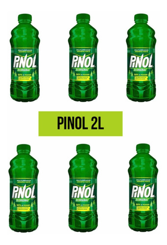Pinol 2l Limpiador Multiusos / Pack 6 Pz