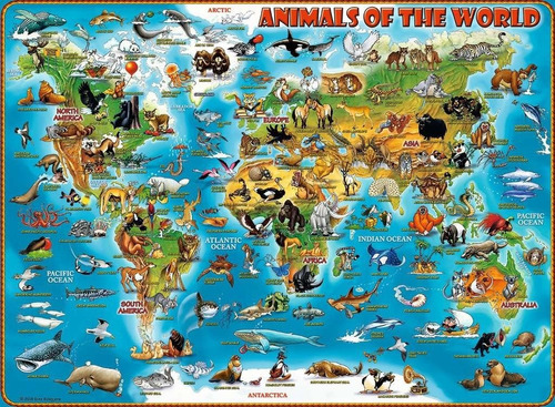 Puzzle Xxl Animales Del Mundo - 300 Piezas Ravensburger