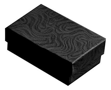 Caja Relleno Algodon Color Negro