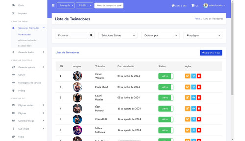 Sistema De Gestão Para Academia